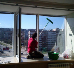 Мытье окон в однокомнатной квартире Заводоуковск